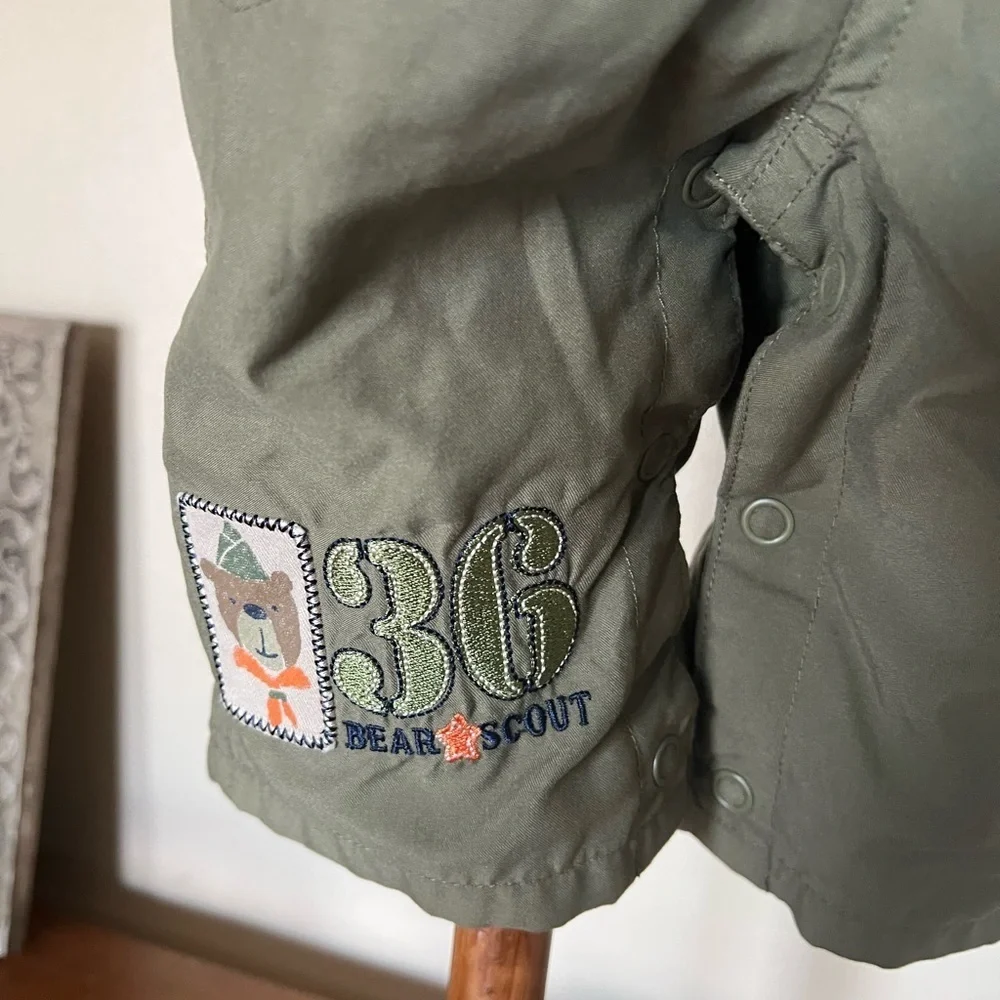Bear Scout Overalls 6 Months
